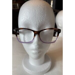 Tom‎ Ford 5424 056A Light Havana Purple Eyeglasses TF5424 056A 53mm; Frames Only